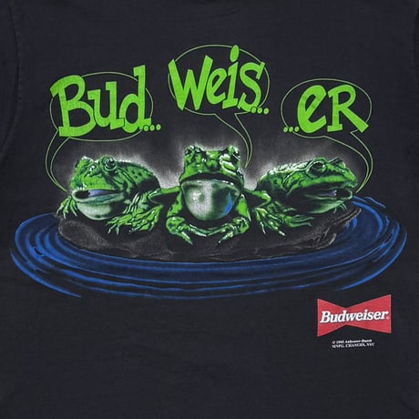 Budweiser 3FROGS YOUR PAD OR MINE ? TULTEX LARGE 4333