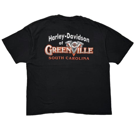 HARLEY DAVIDSON FRONT EMBLEM GREEN VILLE SOUTH CAROLINA XXL 2040