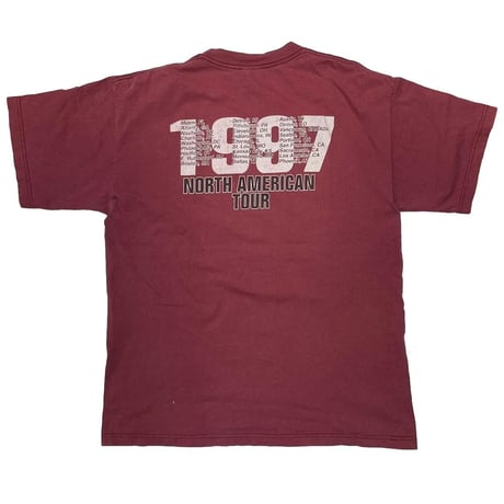 RAGE AGAINST THE MACHINE 1997 NORTH AMERICAN TOUR GIANT XL BURGUNDY 1872