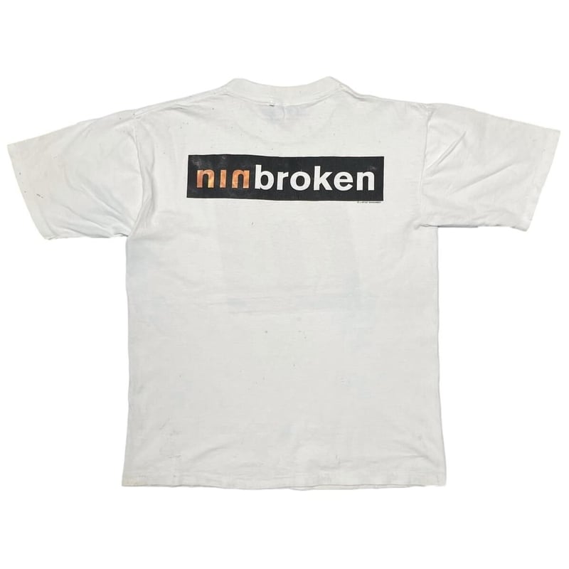 NINE INCH NAILS nin broken WHITE ALL SPORT LARG