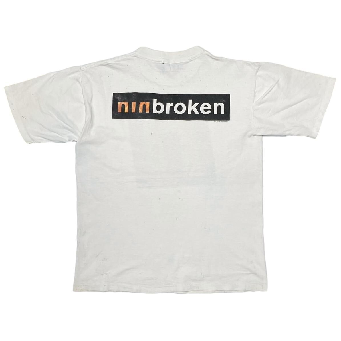NINE INCH NAILS nin broken WHITE ALL SPORT LARG