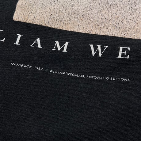 WILLIAM WEGMAN ART DOG IN THE BOX FRUIT OF THE LOOM XL 3748