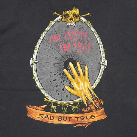 METALLICA PUSHEAD I'M INSIDE I'M YOU SAD BUT TRUE FITS LARGE 5750