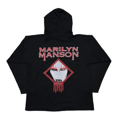 MARILYN MANSON MULTI PORTRAIT BOOTLEG HOODED SWEATSHIRT XL 4465
