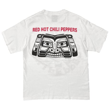 RED HOT CHILI PEPPERS Aztec WHITE GINAT by TEE JAYS LARGE 2715