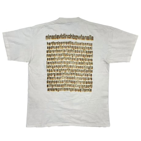 NINE INCH NAILS DAVID BOWIE TOUR WHITE BROCKUM XL 2260