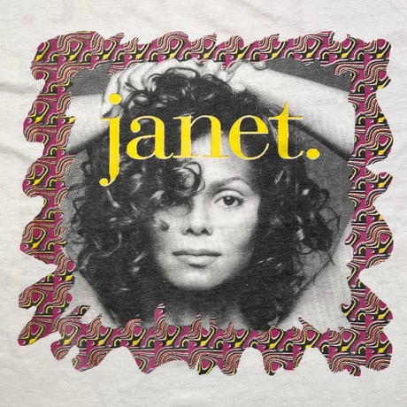 JANET JACKSON 93-94 WORLD TOUR BOOTLEG WHITE ONEITA XL 0051