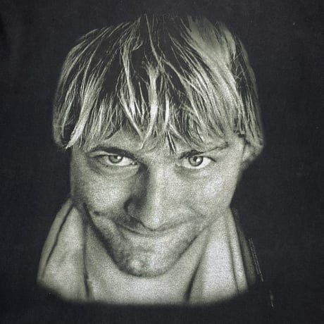 NIRVANA KURT 1998 KURT COBAIN MEMORIAL FACE BLACK GIANT XL COBAIN 1672