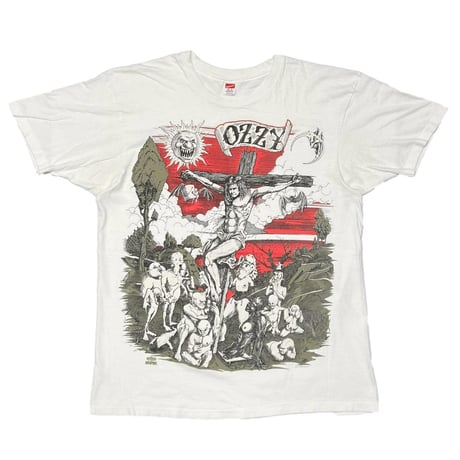 OZZY OSBOURNE JESUS OZZY WHITE HANES XL 3315