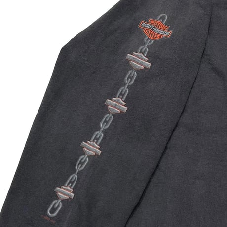 HARLEY DAVIDSON 2001 EMBLEM ARM CHAIN BACK CROSS ROADS LS XL 5034