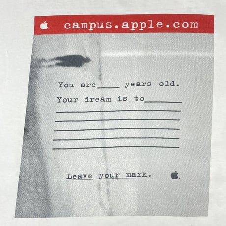 APPLE campus apple com WHITE ONEITA MEDIUM 4285