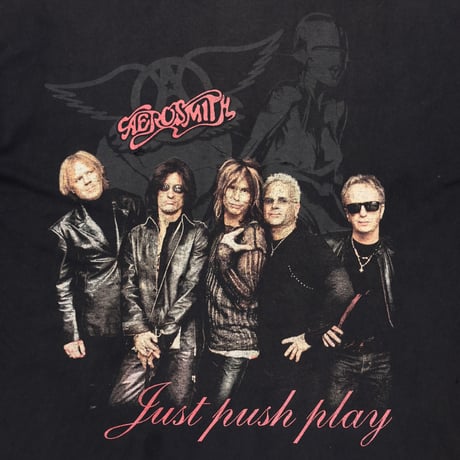 AEROSMITH JUST PUSH PLAY 2001 DARK SORAYAMA giant XL 9696