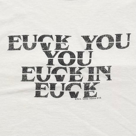 greatLAnd fuck love shirt / new vintage MEDIUM 6041