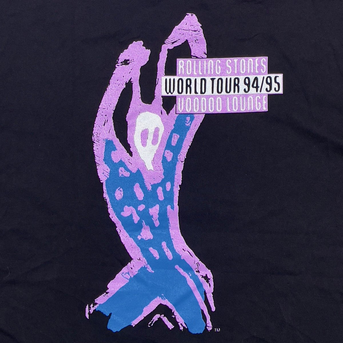 THE ROLLING STONES VOODOO LOUNGE PURPLE SPIKE T