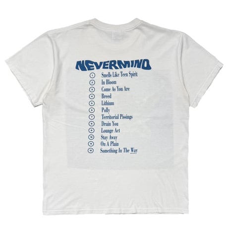 NIRVANA Y2K NEVERMIND WHITE GILDAN MEDIUM 8955