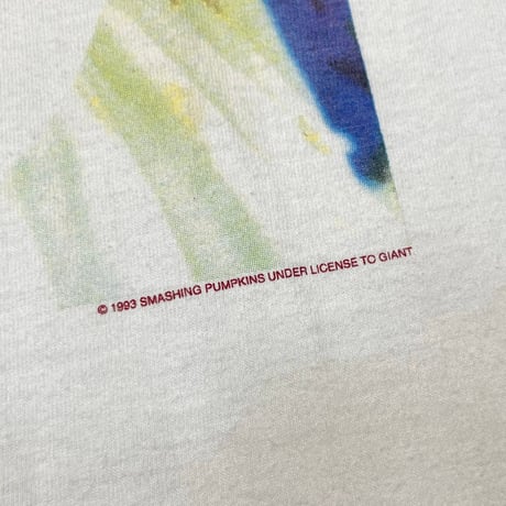 THE SMASHING PUMPKINS 1993 siamese dream rock invasion '93-'94 WHITE GIANT BY TEEJAYS XL 6054