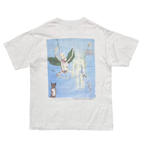 NIRVANA KURT MEMORIAL ADULT WHITE SOFTEE LARGE 0855