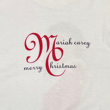 MARIAH CAREY 1994 MERRY CHRISTMAS WHITE ALL SPORT XL 2493
