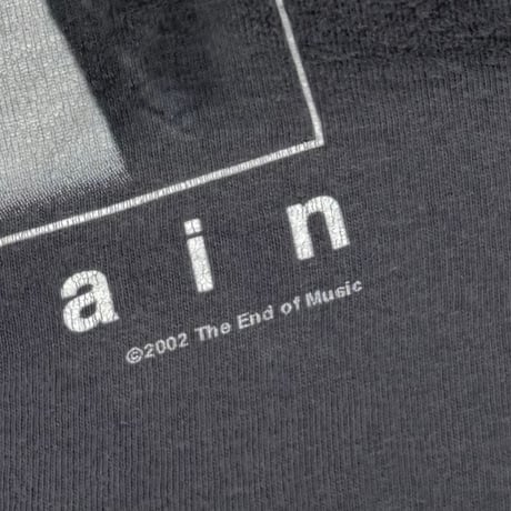 NIRVANA KURT COBAIN THE END OF MUSIC 2002 MONOCHROME PORTRAIT CHARCOAL FITS XL 2456