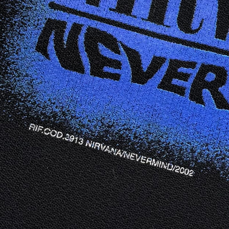 NIRVANA NEVERMIND BACK KURT COBAIN MONOCHROME