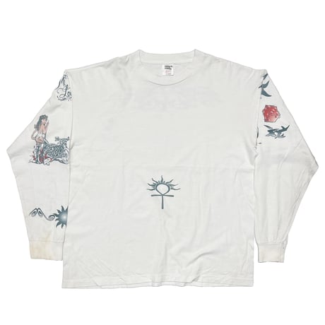DENNIS RODMAN TATTOO LS WHITE XL 4610