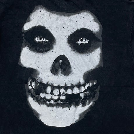MISFITS Y2K 2006 GREEN HUGE SKULL XL 8227