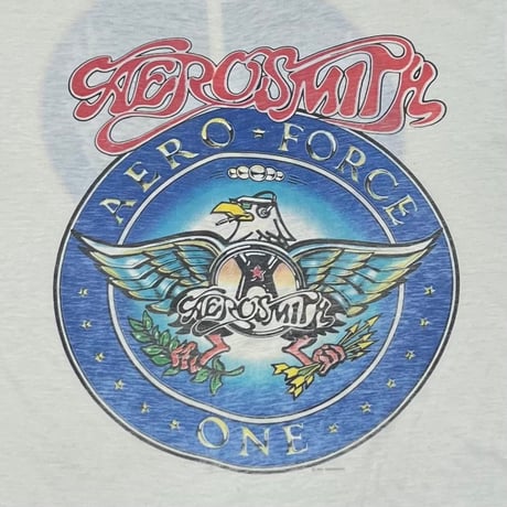AEROSMITH TOUR 1988 AERO FORCE ONE WHITE SPRING FORD XL 4315