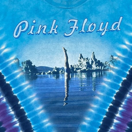 PINK FLOYD WISH YOU WERE HERE TIE DYE BLUE FITS XXL 6989