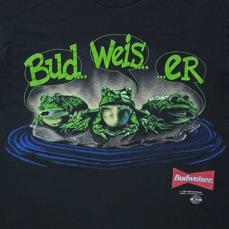 Budweiser 3 FROGS YOUR PAD ON MINE? ANVIL LARGE 9190