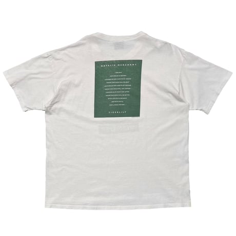 NATALIE MAERCHANT WONDER TOUR 1996 WHITE TOUCH OF GOLD XL 9825