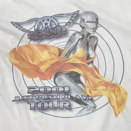 AERO SMITH 2001 JUST PUSH PLAY TOUR GILDAN XL LONG SLEEVE 1110