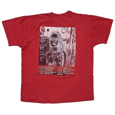RED HOT CHILI PEPPERS BY THE WAY TOUR RED FITS LARGE 9306