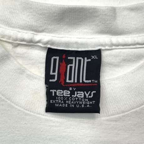 NIRVANA KURT COBAIN MEMORIAL DOUBLE SIDE WHITE GIANT BY TEE JAYS XL 4504