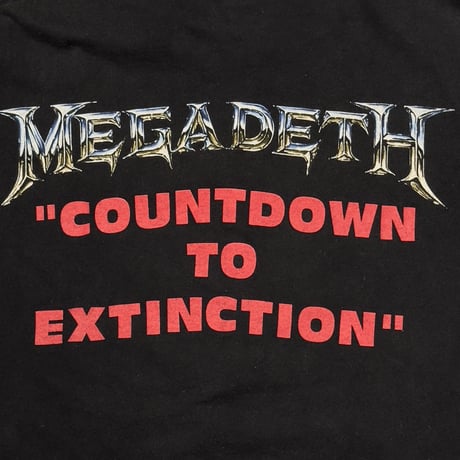 MEGADETH 1992 COUNTDOWN TO EXTINCTION BROCKUM XL 1221