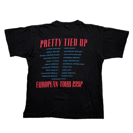 GUNS N' ROSES PRETTY TIED UP EUROPEAN TOUR 1992 EURO FITS XL 0292