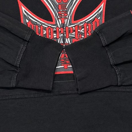 WEST COAST CHOPPERS RED CROSS  LONG BEACH CA LS BLACK XL 7518