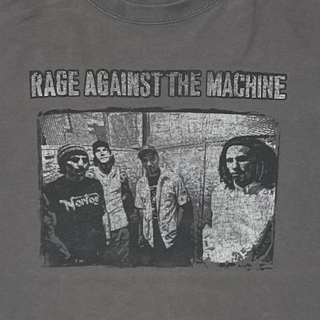 RAGE AGAINST THE MACHINE FRONT MEMBER CHARCOAL FITS XL 6976