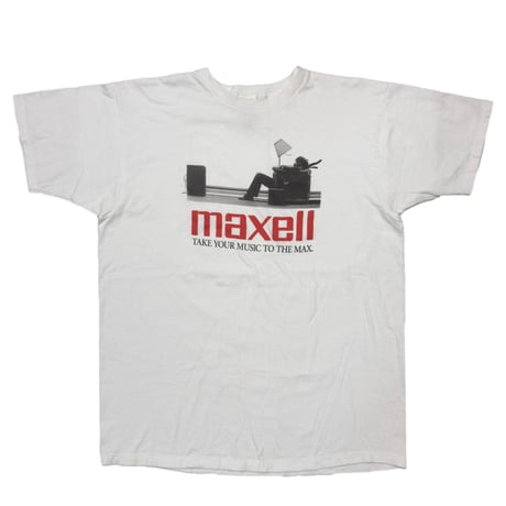 maxell TAKE YOUR MUSIC TO THE MAX WHITE FRUIT OF THE LOOM XL 3535