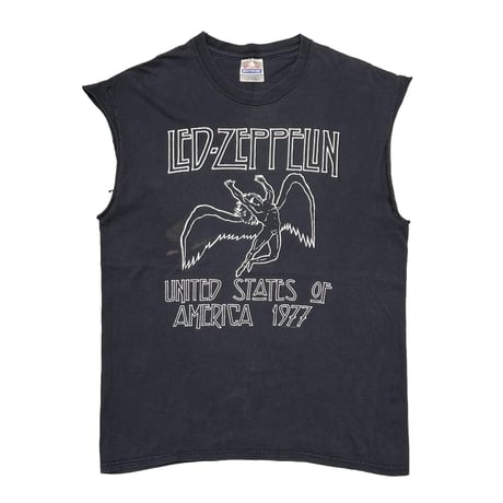 LED ZEPPELIN Y2K US TOUR 1977 HANES MEDIUM SLEEVELESS 1009