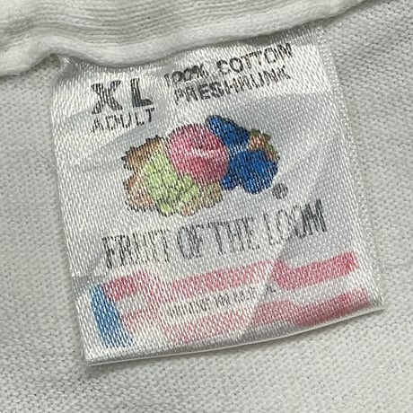 PEARL JAM DON'T GIVE UP EUROPEAN SUMMER TOUR 1992 WHITE FRUIT OF THE LOOM XL 4940
