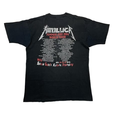 METALLICA BINGE & PURGE SUMMER SHIT WORLD TOUR 1994 FITS XXL 5654