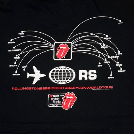 ROLLING STONES LIP & TONGUE BRIDGES TO BABYLON WORLD TOUR 1997 anvil XL 6384