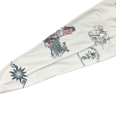 DENNIS RODMAN TATTOO LS WHITE XL 7905