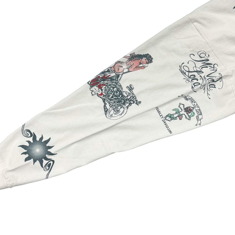 DENNIS RODMAN TATTOO LS WHITE XL 7905 | greatLA