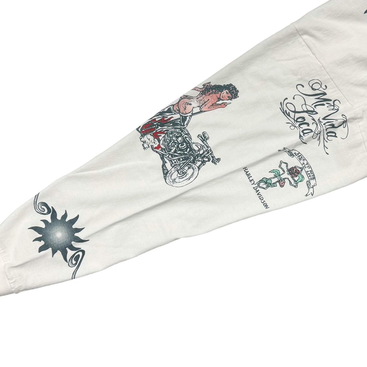 り*う様 90s Dennis Rodman tattoo LS greatla DENNIS RODMAN TATTOO LS WHITE XL 7905 | greatLA