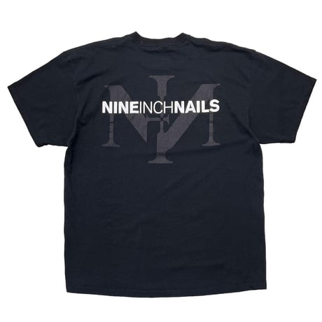 NINE INCH NAILS BOX LOGO Y2K FRUIT OF THE LOOM XXL 5574