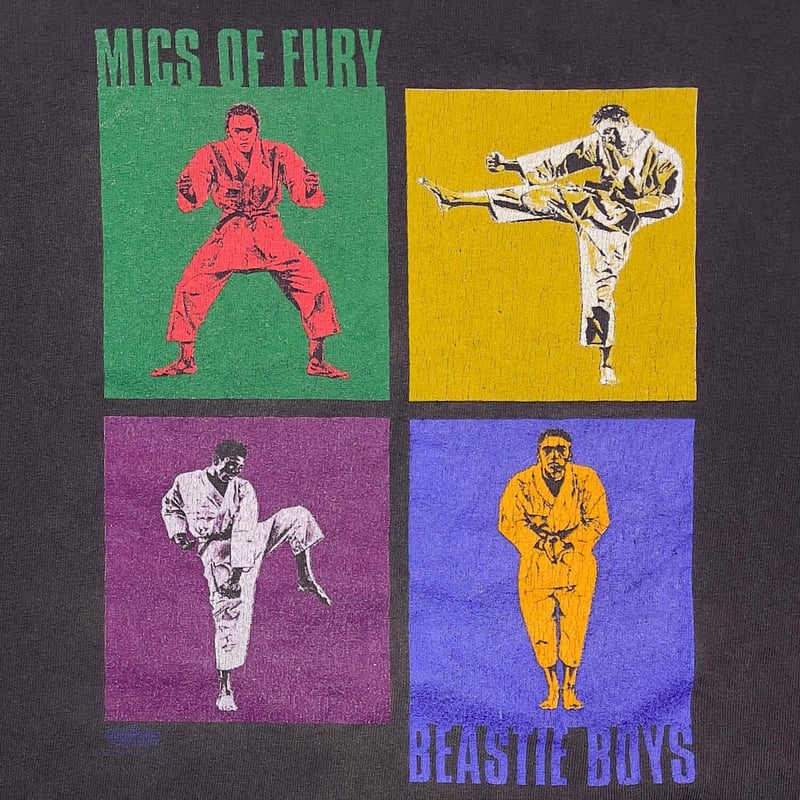BEASTIE BOYS MICS OF FURY HANES LARGE 7330 | gr