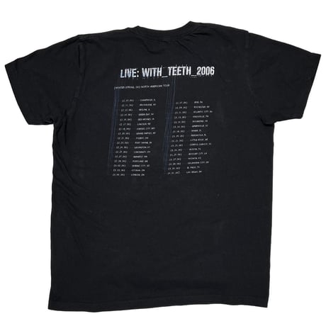 NINE INCH NAILS LIVE WITH TEETH BOX LOGO 2006 LARGE 1547