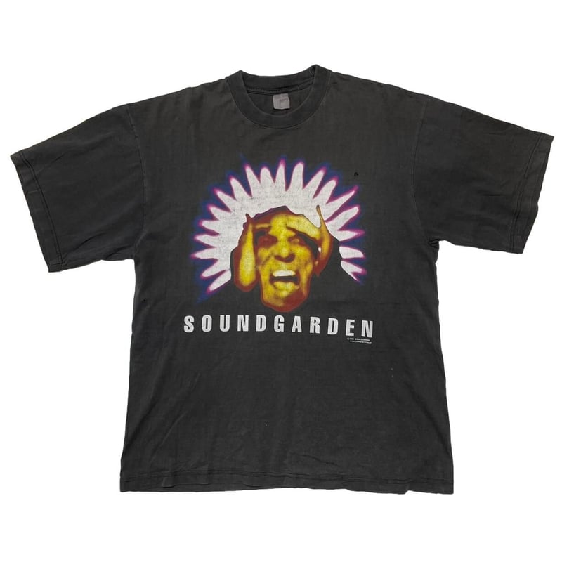 激レア soundgarden サウンドガーデン 1994年製ヴィンテージ SOUNDGARDEN 1994 BLACK HOLE SUN BROCKUM FITS XL