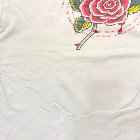 GUNS N' ROSES 1991 USE YOUR ILLUSION TOUR WHITE BROCKUM XL 3238